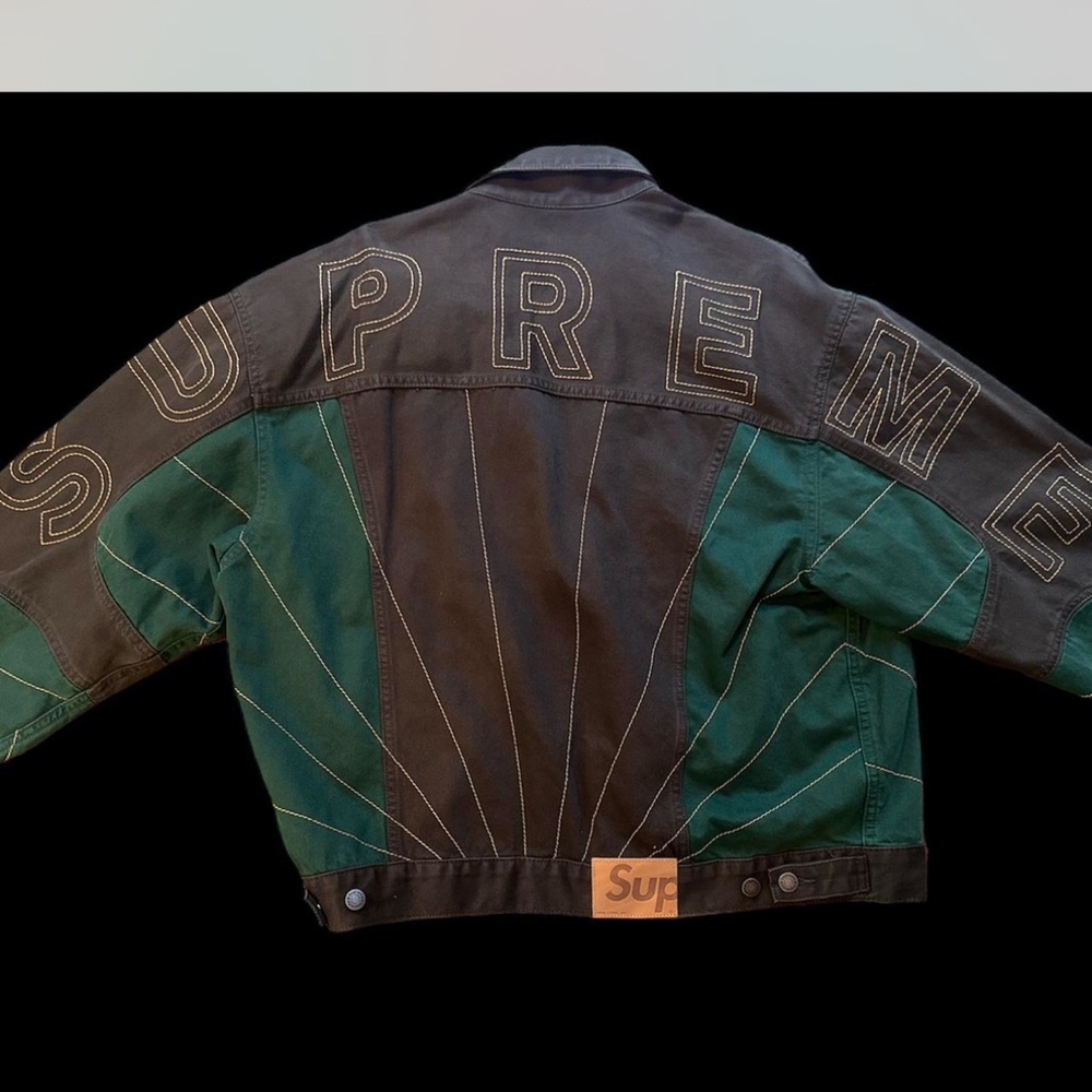 Supreme Black and Green Jacket